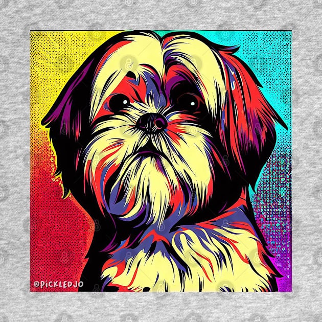 Shih Tzu Pop Art by Sketchy